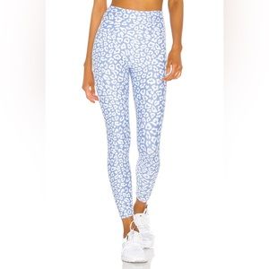 Beach Riot Blue Leopard Print Piper Legging